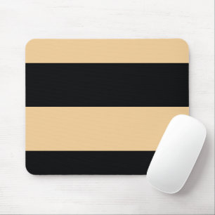 Tapis De Souris Soft Orange and Black Simple Extra Wide Stripes