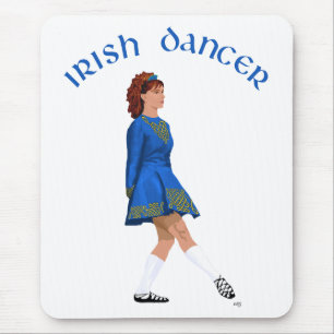 Tapis De Souris Soft Shoe Irish Dancer in Blue