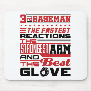 Tapis De Souris Softball 3e Baseman 3e Base