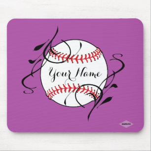 Tapis De Souris Softball Mousepad - HAMbyWG - Lavande