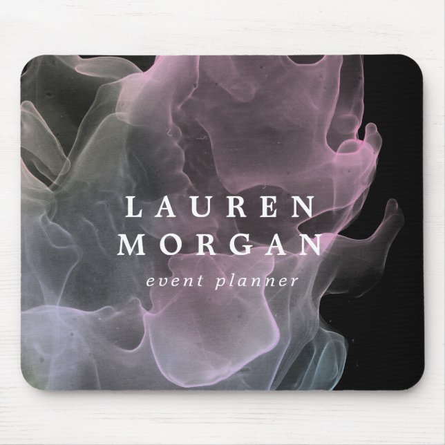 Tapis De Souris soie transparente élégant monogramme (Devant)