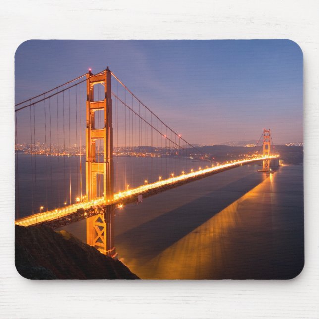 Tapis De Souris Soirée au Golden Gate Bridge mousepad (Devant)