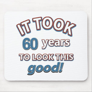 Tapis De Souris soixantième conceptions d'anniversaire d'année