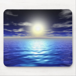 Tapis De Souris Soleil bleu