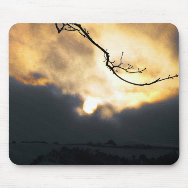 Tapis De Souris Soleil hivernal (Devant)