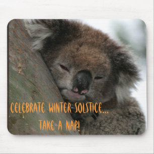 Tapis De Souris Solstice d'hiver Koala