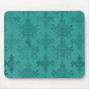 Tapis De Souris sombre bleu turquoise vert foncé