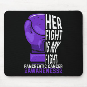 Tapis De Souris Son combat est Mon combat Conscience du cancer du 