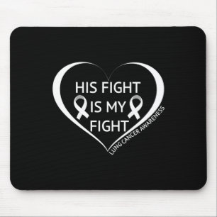 Tapis De Souris Son Combat Est Mon Mois De Lutte Contre Le Cancer 