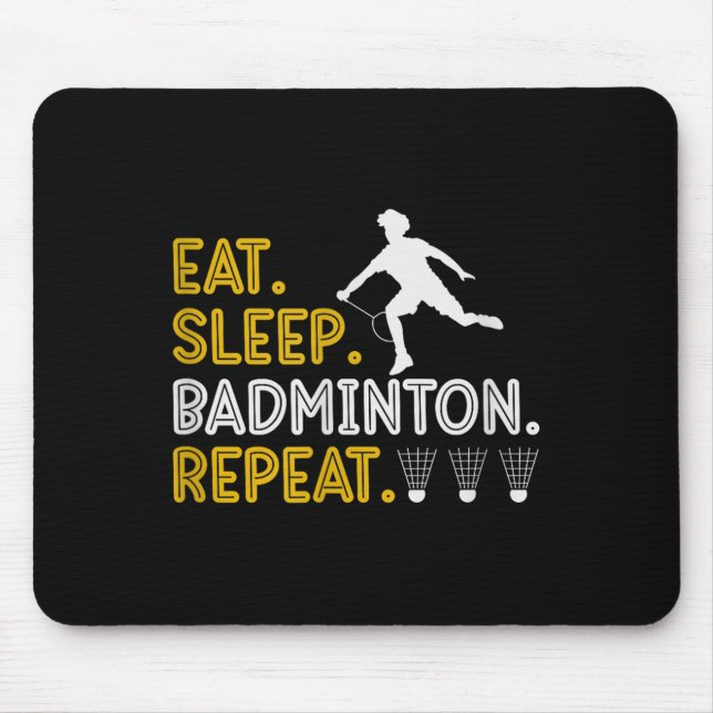 Tapis De Souris Son Dans Mon Volant de badminton Adn Racket Badmin (Devant)