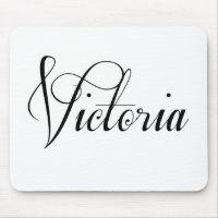 Son Nom Est Victoria Calligraphy