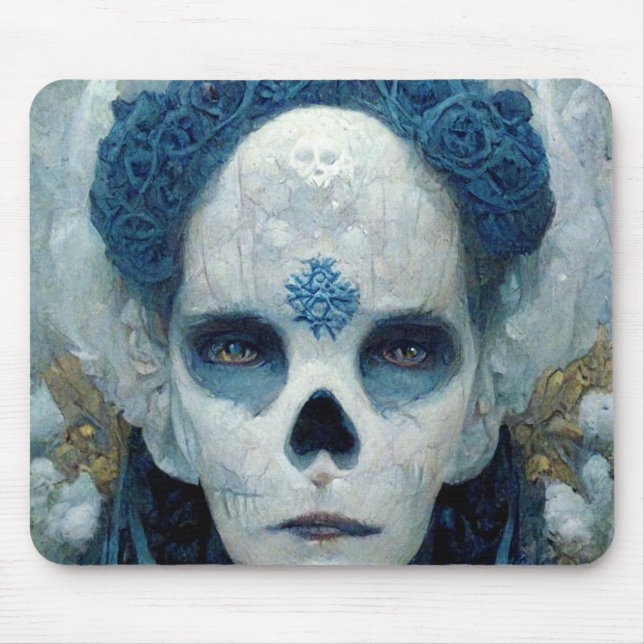 Tapis De Souris Sorcière de glace 2 Imaginaires Sci-Fi (Devant)