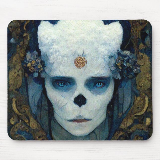 Tapis De Souris Sorcière de glace Imaginaire Sci-Fi Art (Devant)