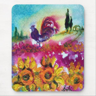TAPIS DE SOURIS SOUFFLE ET ROOSTER NOIR