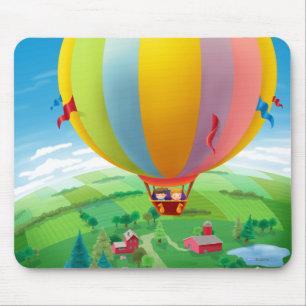 Tapis De Souris Soufflement dans le vent