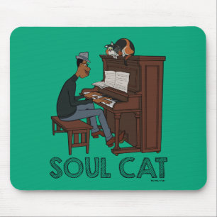 Tapis De Souris Soul  Joe et Mr Mittens au piano