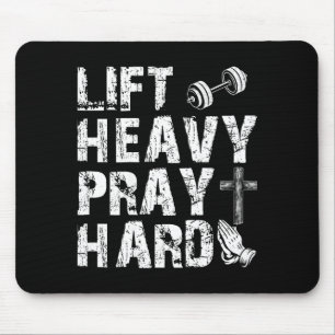 Tapis De Souris Soulever Lourds Prier Fort Gym Entraînement Cadeau