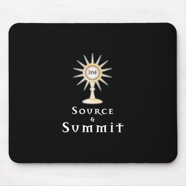 Tapis De Souris Source et Sommet : Sainte Eucharistie (Devant)