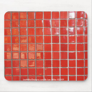 Tapis De Souris Sources chaudes, AR Carrelage rouge Central Ave Mo