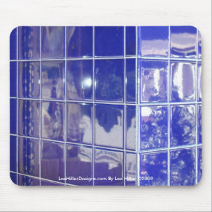 Tapis De Souris Sources d'eau chaude, AR BlueTile Reflection Souri