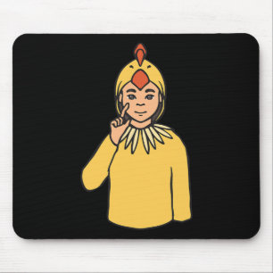 Tapis De Souris Sourds sourds à la main Asl Sensibilisation à la p