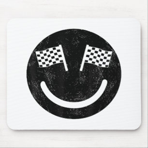 Tapis De Souris Sourire de course pour les fêtes de voitures de co