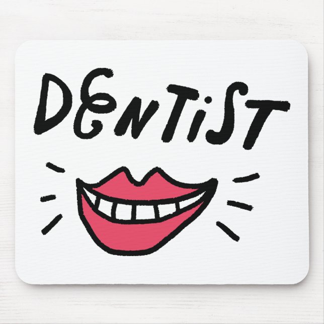 Tapis De Souris Sourire de dentiste (Devant)