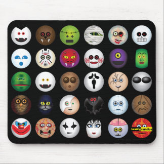 Tapis De Souris Sourires effrayants - monstres et C.I.A