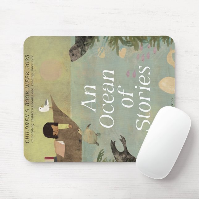 Tapis De Souris Souris 2025 Semaine du livre pour enfants (Avec souris)