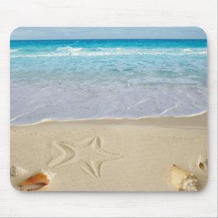 Tapis De Souris Souris à coque de plage