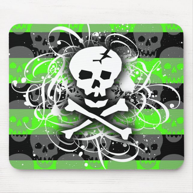 Tapis De Souris Souris à crâne de Deathrock (Devant)