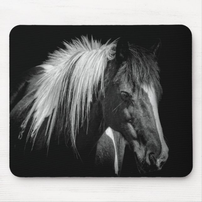 Tapis De Souris Souris à tête de cheval (Devant)