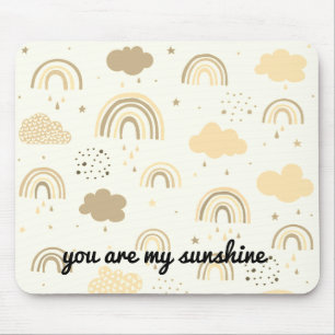Tapis De Souris Souris arc-en-ciel solaire