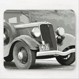 Tapis De Souris Souris auto vintage