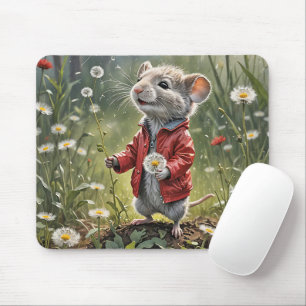 Tapis De Souris Souris Avec Dandelion