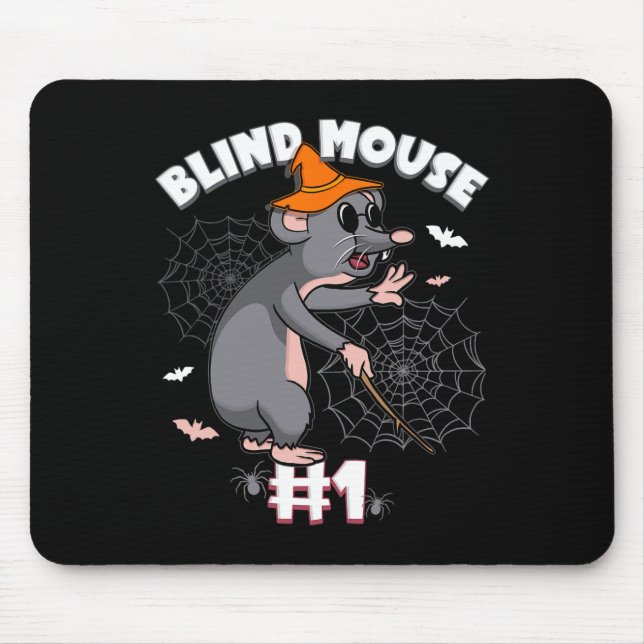 Tapis De Souris Souris aveugle no 1 Famille du groupe fantôme d'Ha (Devant)