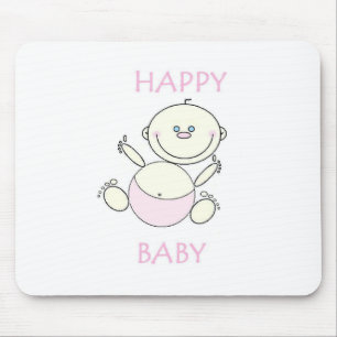 Tapis De Souris Souris, Bébé heureux