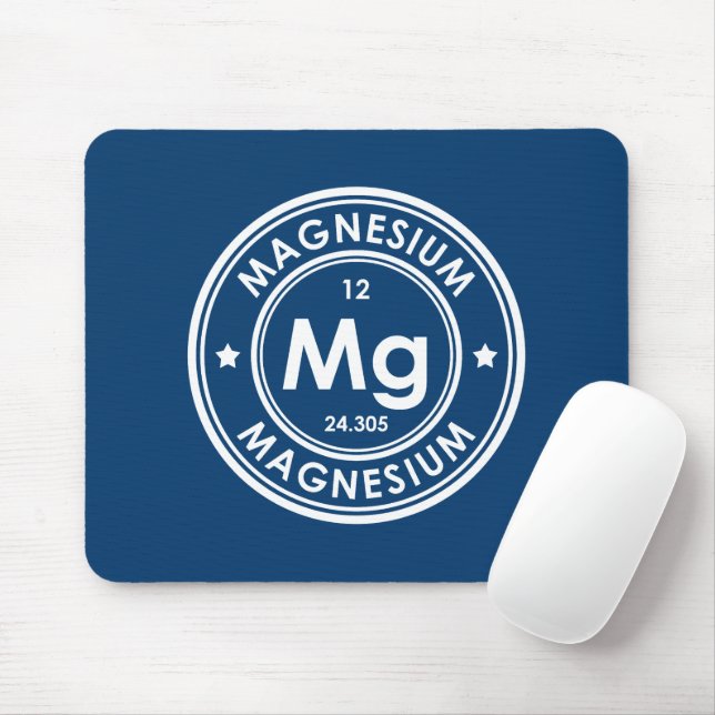 Tapis De Souris Souris bleu élément magnésium (Avec souris)