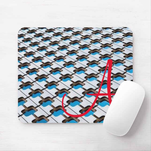 Tapis De Souris Souris bleu pâle (Avec souris)