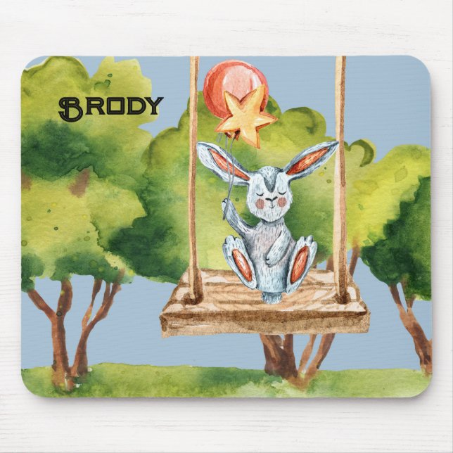 Tapis De Souris Souris Bunny Souris assis (Devant)