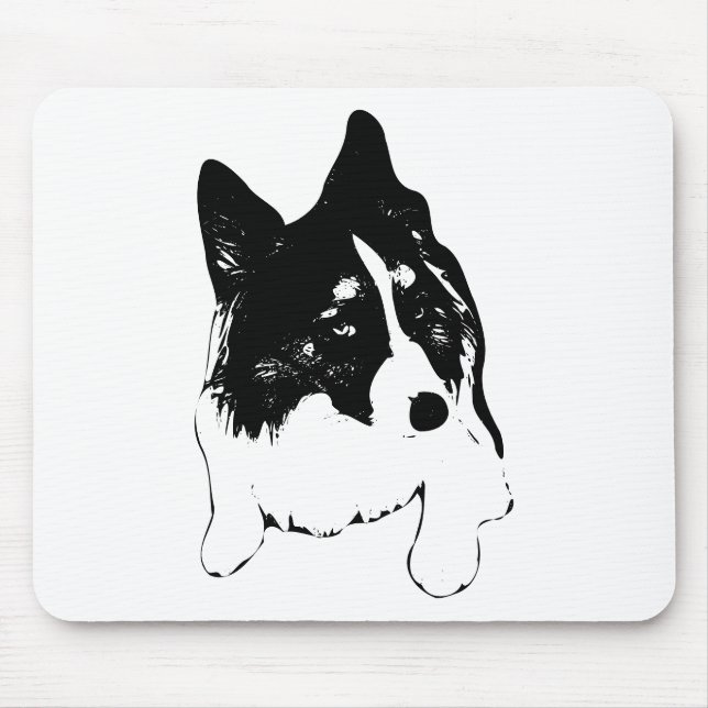 Tapis De Souris Souris De Bureau À Neige (Devant)