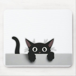 Tapis De Souris Souris de chat noir