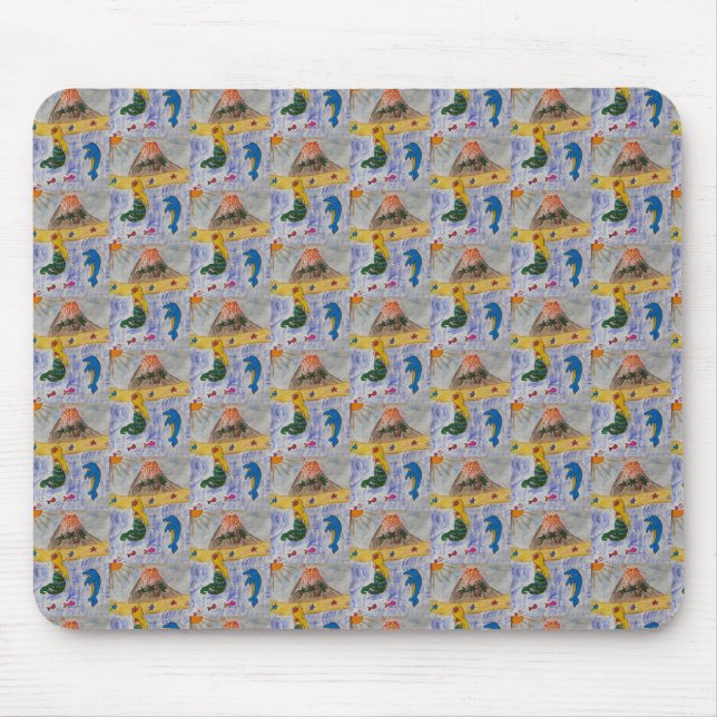 Tapis De Souris Souris de l'île Mermaid (Devant)