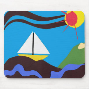 Tapis De Souris Souris de marin de soleil