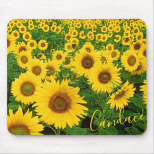Tapis De Souris Souris de tournesol