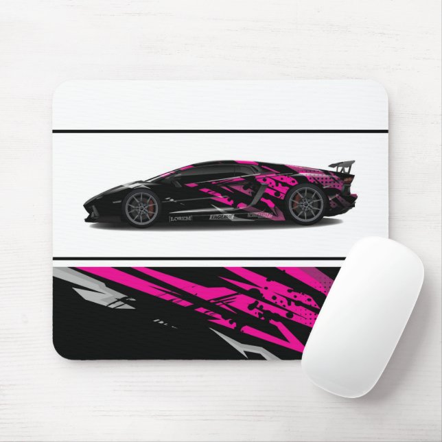 Tapis De Souris Souris de voiture sport (Avec souris)