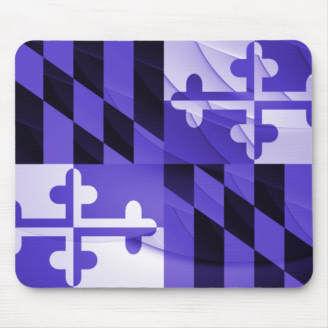 Tapis De Souris Souris d'état de Baltimore Purple Maryland (Devant)