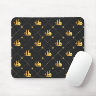 Tapis De Souris Souris d'expédition Gold Sail