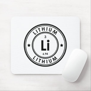 Tapis De Souris Souris Élément Lithium