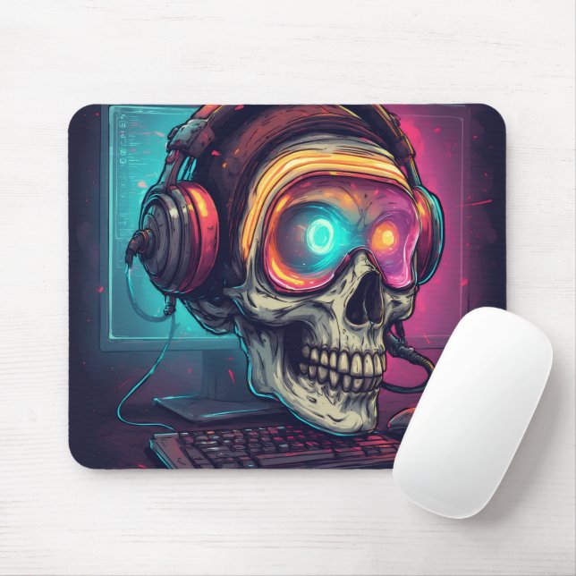 Tapis De Souris Souris Epic Gamer Skull (Avec souris)